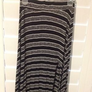 Brandy Melville striped maxi skirt