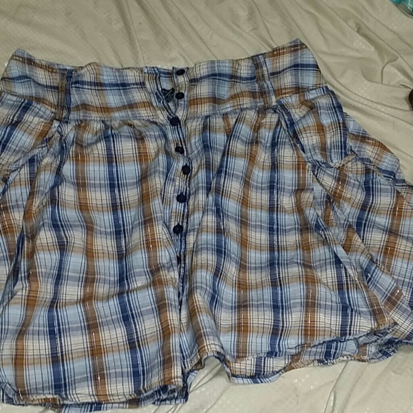 SOLD N BUNDLE !!!Plaid skirt