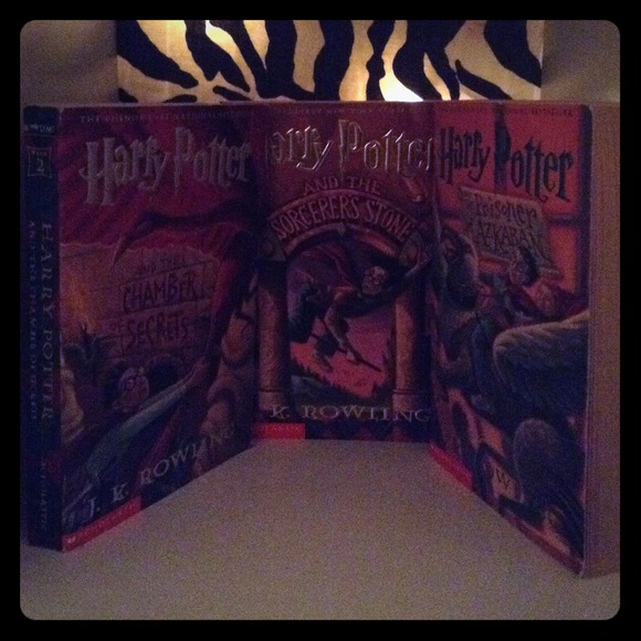 The first 3 Harry potter books