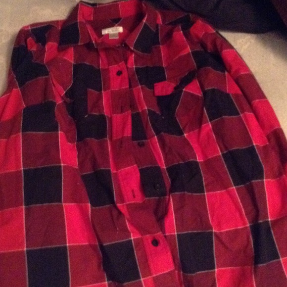 Plaid button up