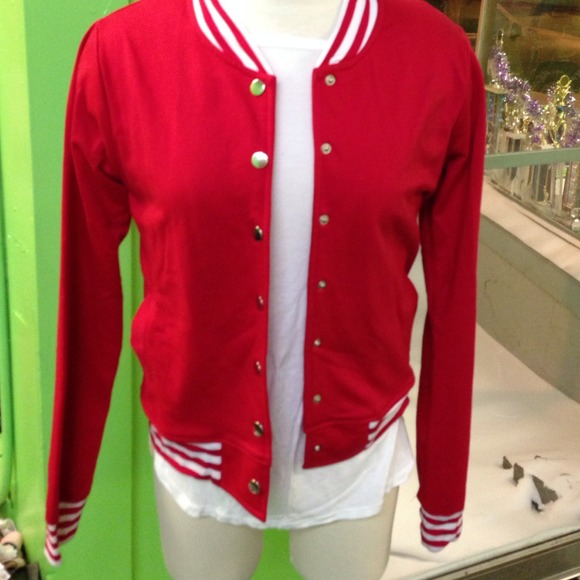 Red jacket varsity style