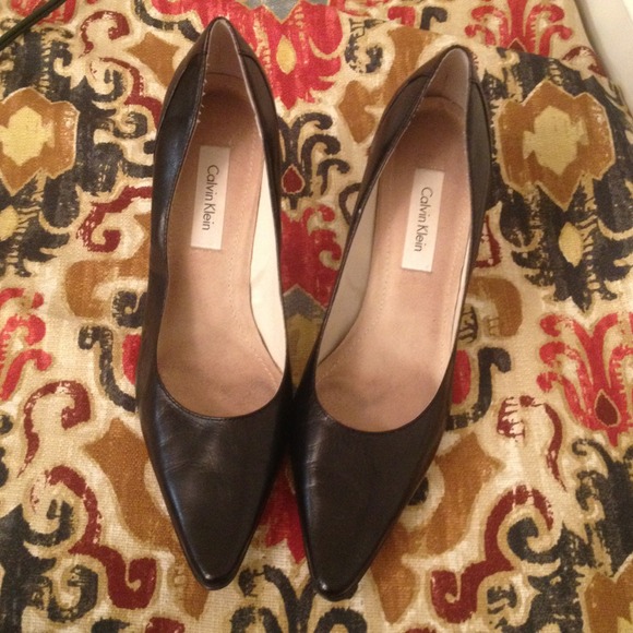 Calvin Klein black heels