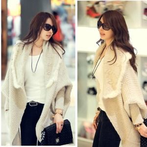Handbags - Korean style rabbit fur oversized loose sweater Handbags - Korean style rabbit fur oversized loose sweater
