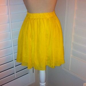 Yellow skirt