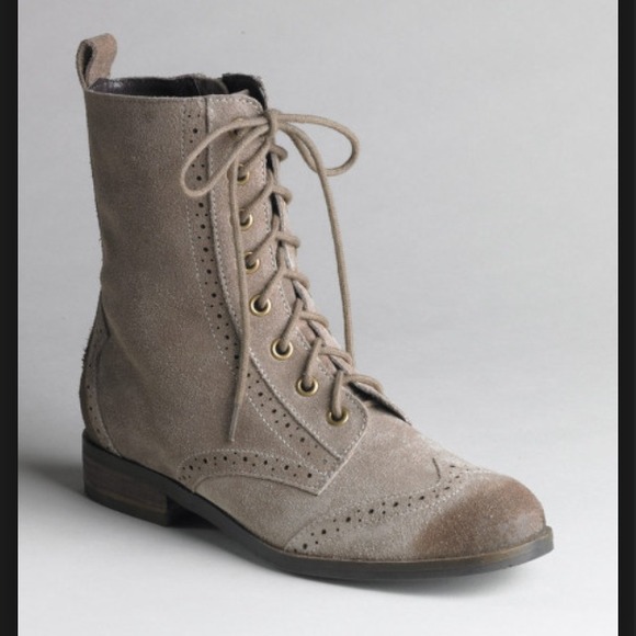 Dolce Vita Suede Lace Up boots - Picture 2 of 3