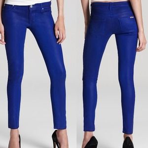 Hudson Krista Blue My Mind waxed jeans