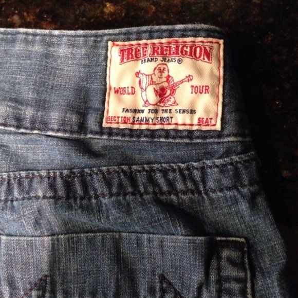 True religion jean shorts 28 Sammy short hemmed - Picture 2 of 4