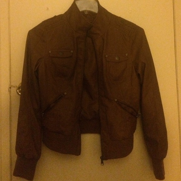 Brown leather jacket ✨SOLD✨