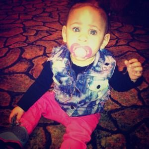 Custom bleach, shredded & dyed pink denim vest