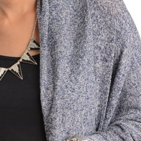 Blue/Gray Cardigan Sweater - Picture 3 of 3