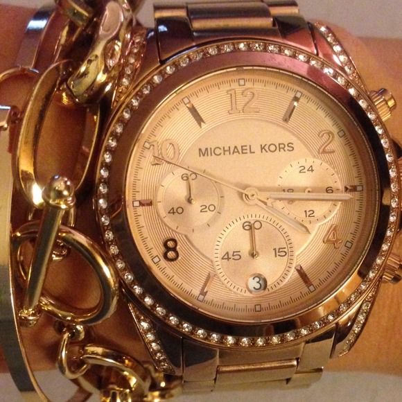 Michael Kors rose gold watch. Authentic!!!