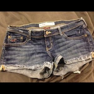 Hollister jean shorts