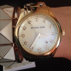 Michael Kors gold tone watch. Authentic!