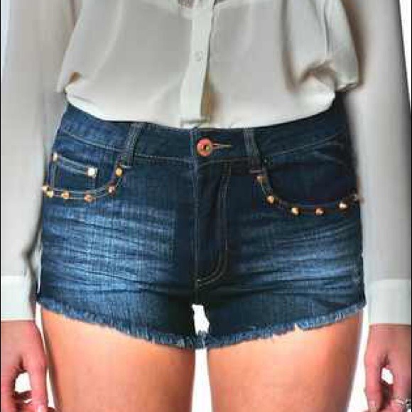 Rocker HighWaisted Cutoffs - Picture 2 of 2