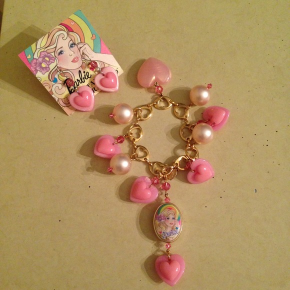 Barbie Bracelet & Earrings Set by Tarina Tarantino