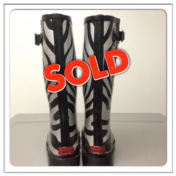 Boots - Rain boots and leopard print wedges on RESERVE