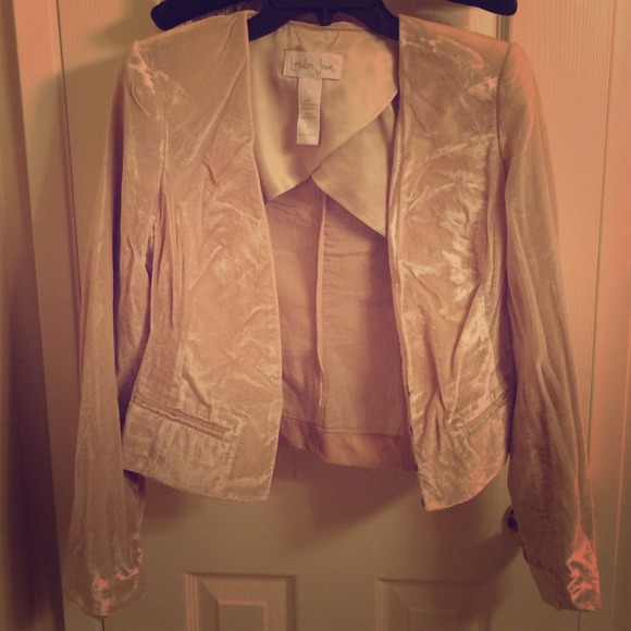 London Jean white suede blazer