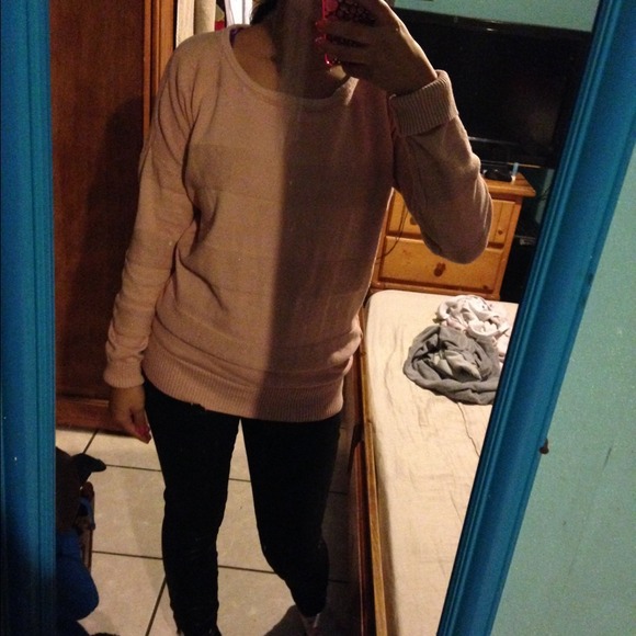 2b bebe shimmer pink sweater size xs - Picture 4 of 4