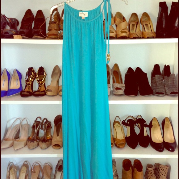 Long silk dress by Milly