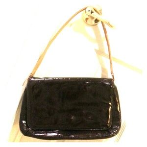 Shiny brown Club Monaco purse