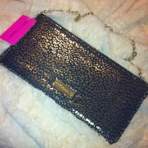 Betsy Johnson large envelope clutch