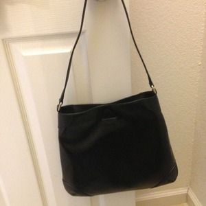 Gucci coated fabric purse, black, brand new