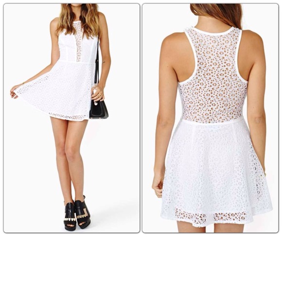 NWOT Alanna Lace Skater Dress