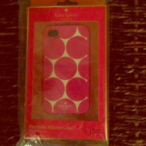 Kate Spade iPhone 4 silicone case NWT