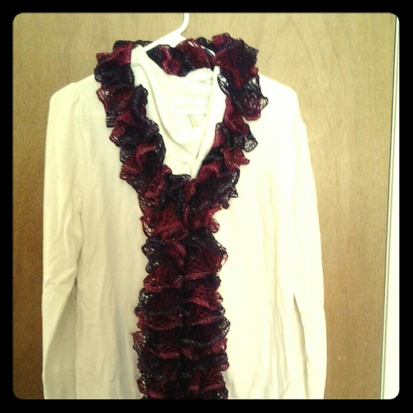 Handmade sashay ruffle scarf