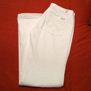 Seven white denim