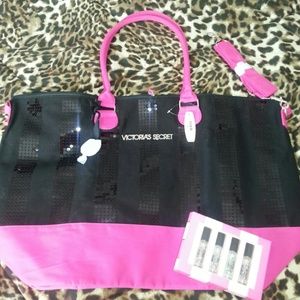 Brand new Victoria secret bag with mini perfumes