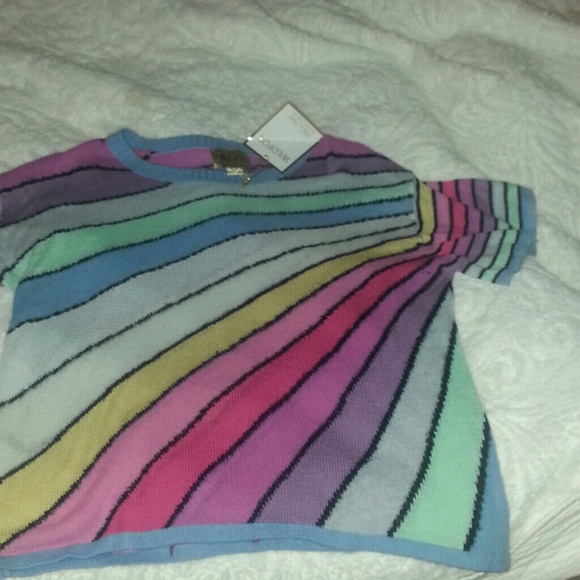 Wildfox rainbow SWeater /mk tablet trade