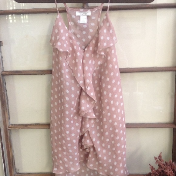 Dressy ruffled tank