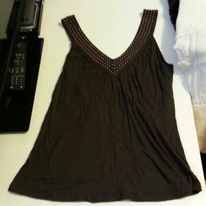 Michael Kors Dark Brown Sleeveless
