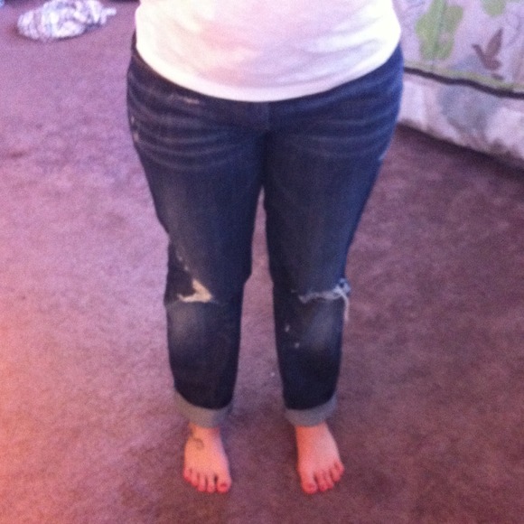 Ann Taylor Loft boyfriend jeans!