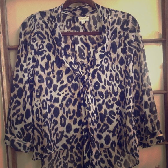 Dressy Cheetah Top