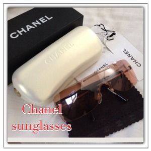 💯Authentic Chanel sunglasses Rose Gold