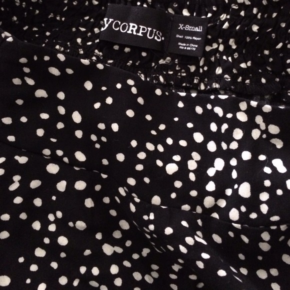 Black dotted skort - Picture 3 of 3