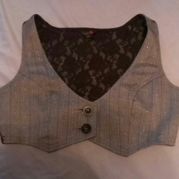Guess gray/black vest