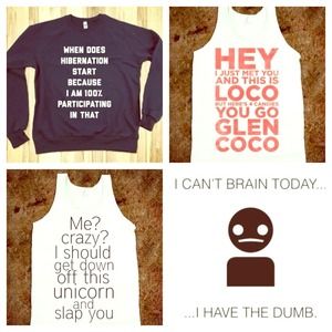 Customizable T-Shirts etc.