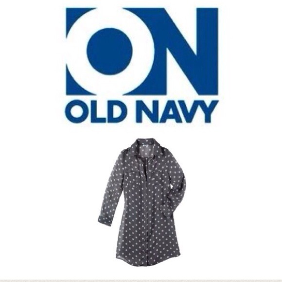 Old navy polka dot shirt dress. Xs