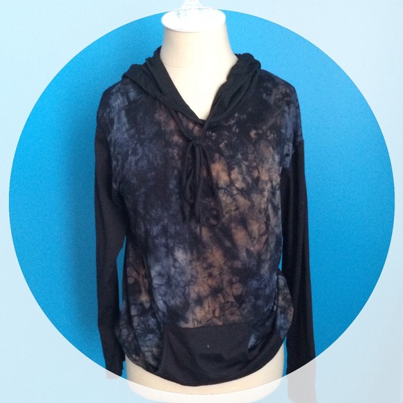 NWT lightweight tie-die hoodie