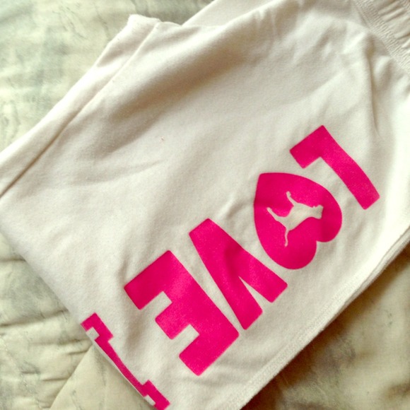 Pink sweatpants