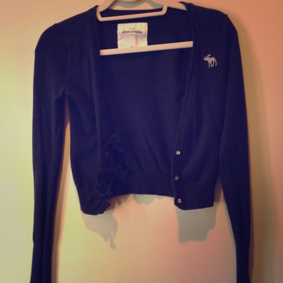 Abercrombie navy blue cardigan