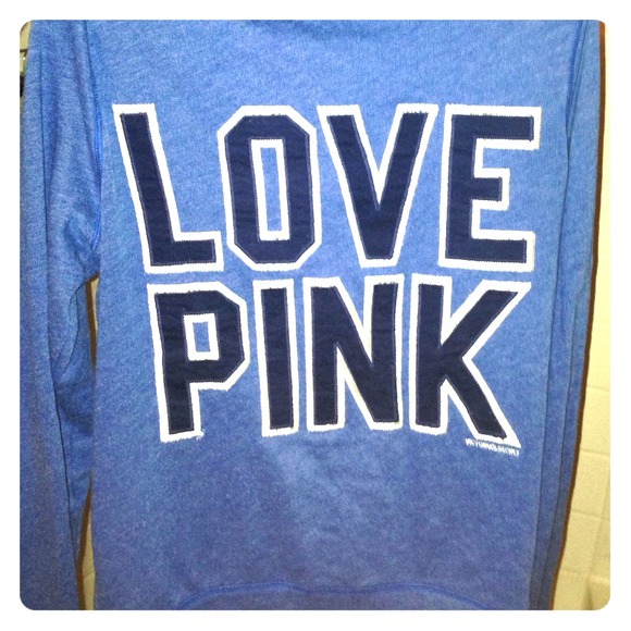 VS pink zip up hoodie