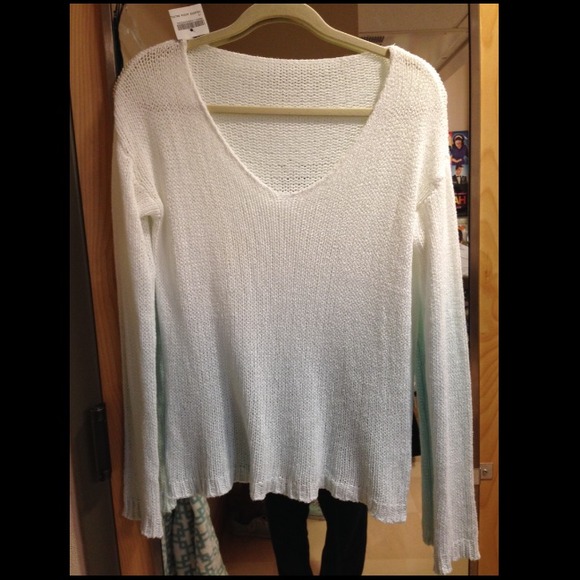 ❌❌SOLD❌❌Rare brandy melville aqua ombre knit