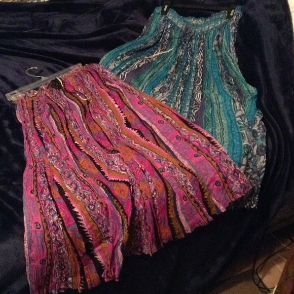 Long gypsy skirts