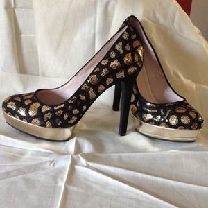 SOLD!!! Brand new! Vince Camuto sequined heels.