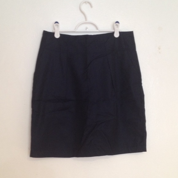 Banana Republic Navy Blue Tulip Skirt