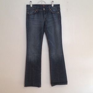 7 For All Man Kind Fly Net Jeans Size 29